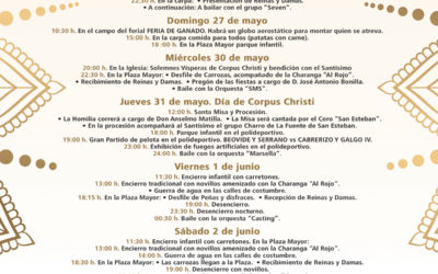 Cartel de fiestas Corpus Christi 2018