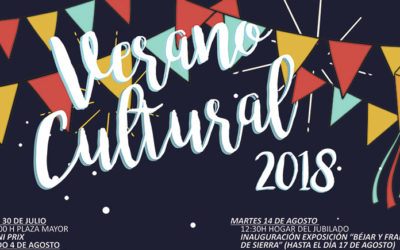 Programación de nuestro verano cultural 2018
