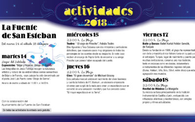 Programación de las noches de verano de la Fuente de San Esteban