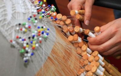 Taller de encaje de bolillos