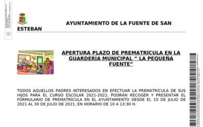 Apertura plazo de prematrícula en la guardería municipal