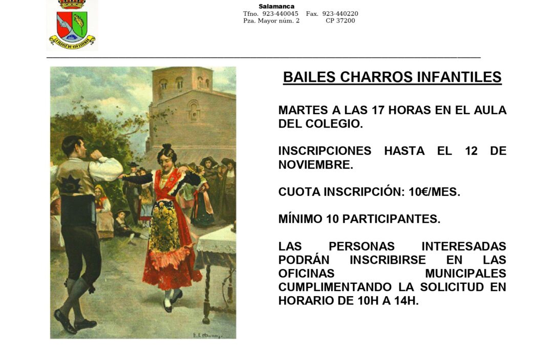 Bailes Charros Infantiles