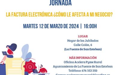 Jornada: La factura electrónica ¿Cómo le afecta a mi negocio?