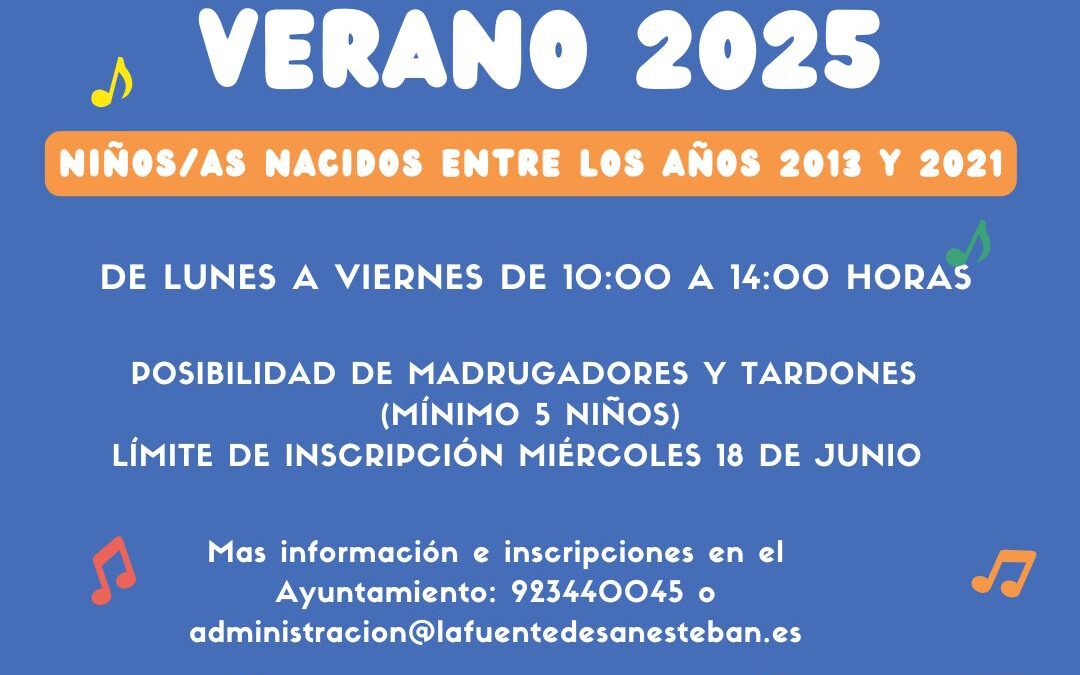 Actividades para verano 2025