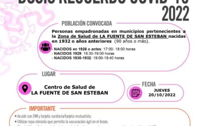 Vacunación Gripe + Dosis de recuerdo Covid-19
