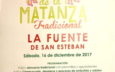 16 de diciembre: Fiesta de la matanza tradicional